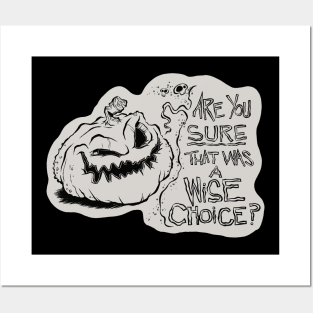 Judgemental Pumpkin Posters and Art